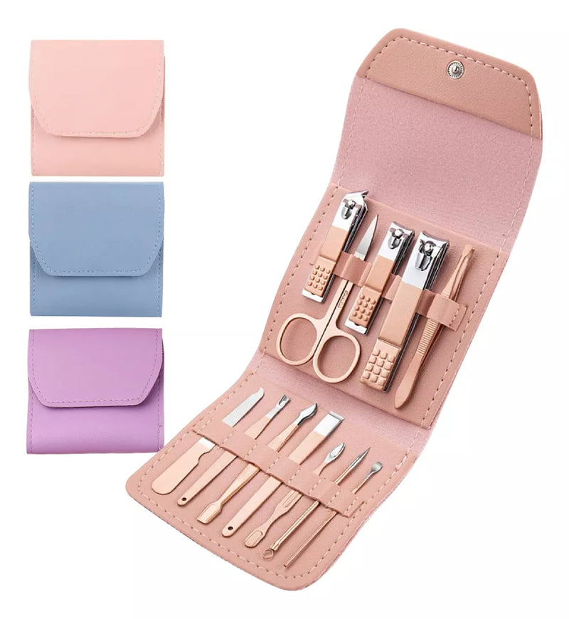 KIT MANICURE PEDICURE X12 PIEZAS