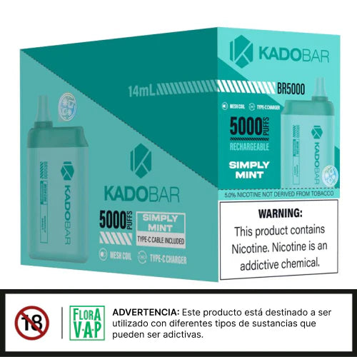 KadoBar 5000 puffs - Caja x10 unidades