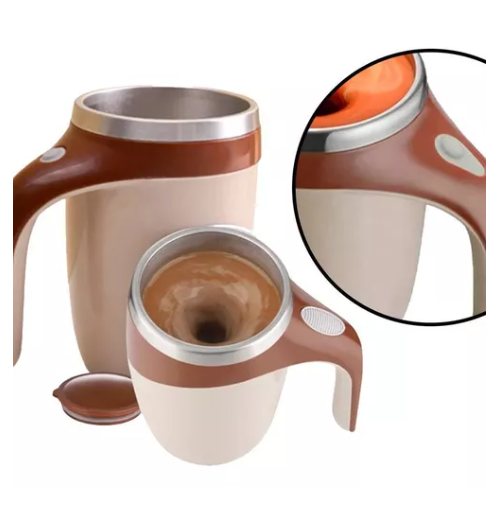 Taza térmica con tapa para mezclar, 380