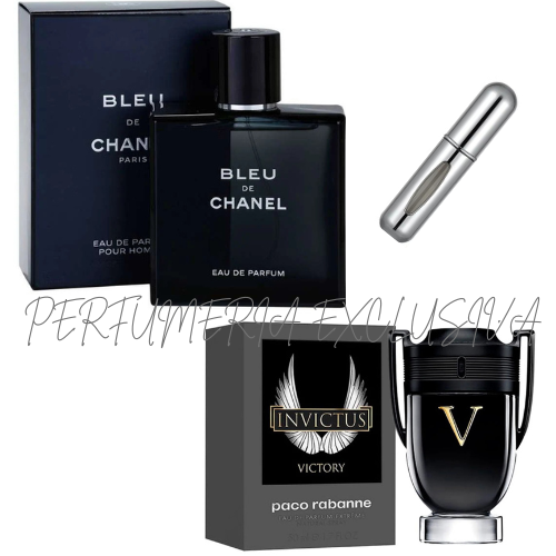 Invictus victory+ bleu Chanel+perfumero